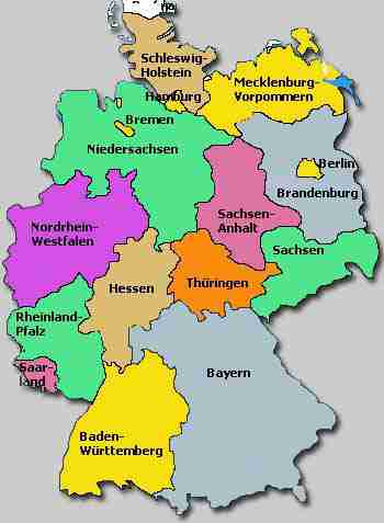 Capitals of German Lnder - German